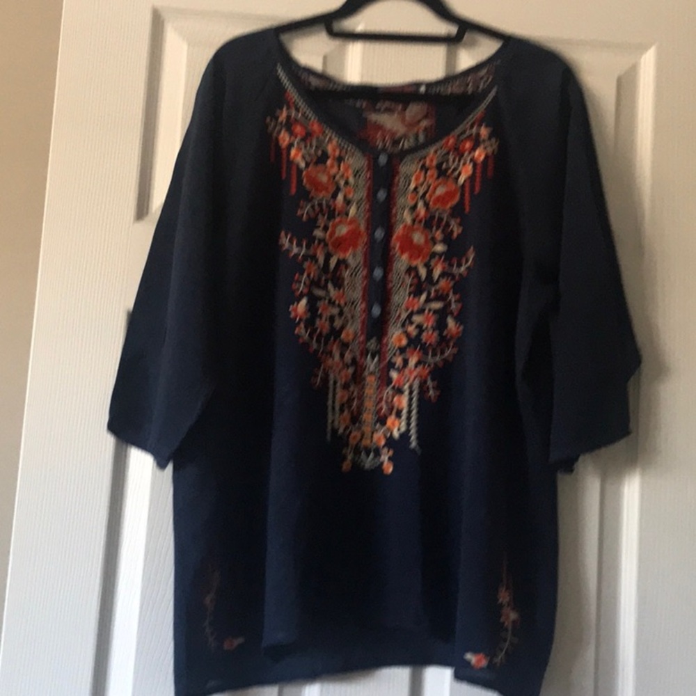 Johnny Was Casual Top, XL